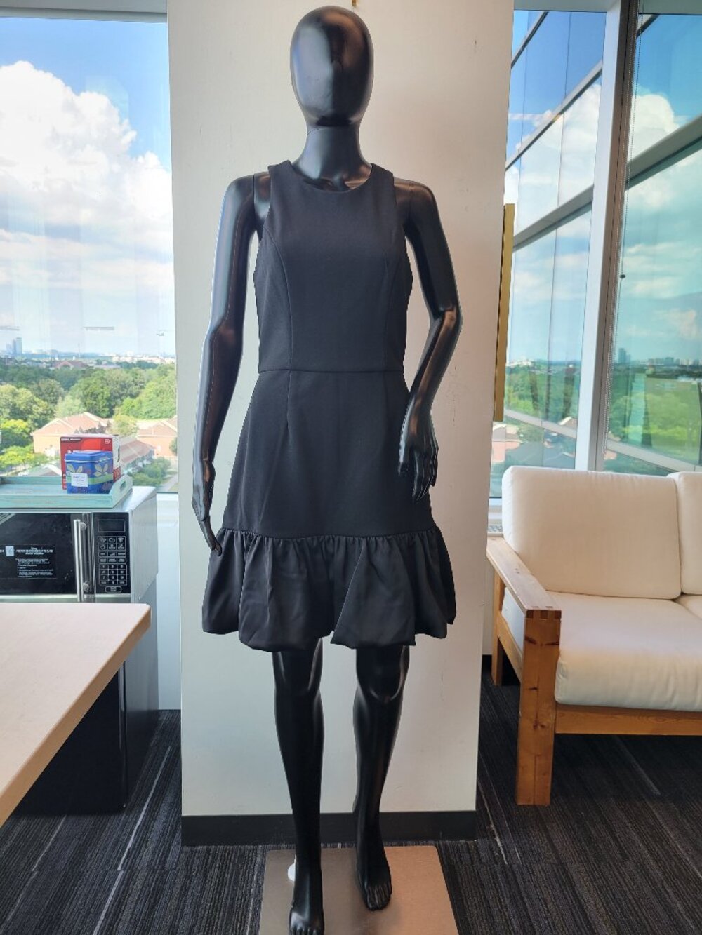 By & By Sleeveless Black Fit and Flare Cocktail Dress